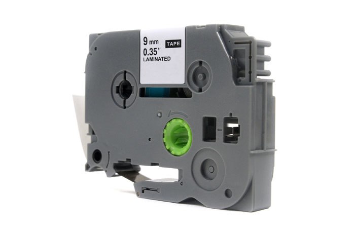 Zamiennik taśmy Brother TZe-221 Czarny/Biały 9mm x 8m JetWorld