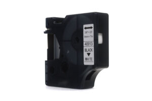 Zamiennik taśmy Dymo D1 Czarny/Biały 9mm x 7m JetWorld
