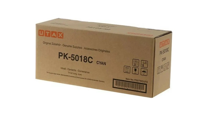Toner Cyan Utax P-C3562 PK-5018C 1T02TWCUT0 11K