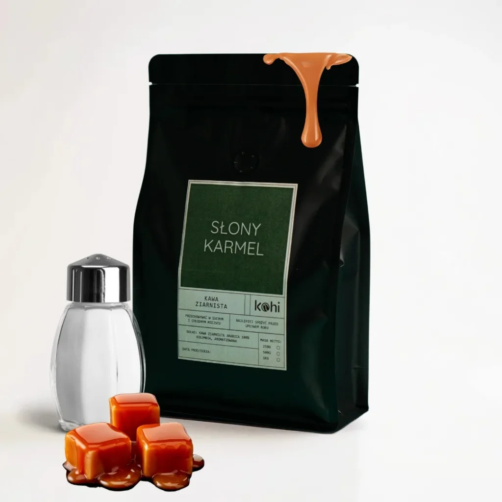 KOHI-M-500-SLONYKARMEL Kawa mielona Słony karmel 500g KOHI