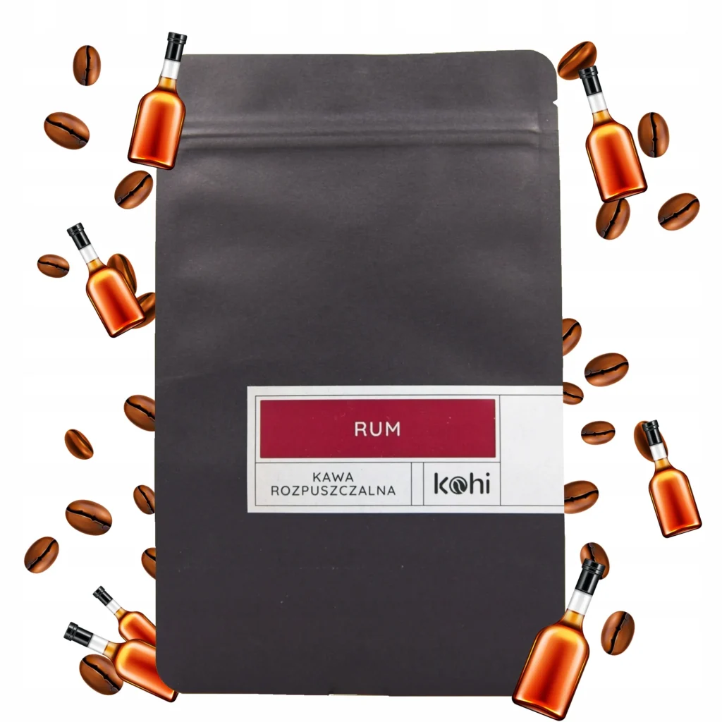 KOHI-R-100-RUM Kawa rozpuszczalna Rum 100g KOHI