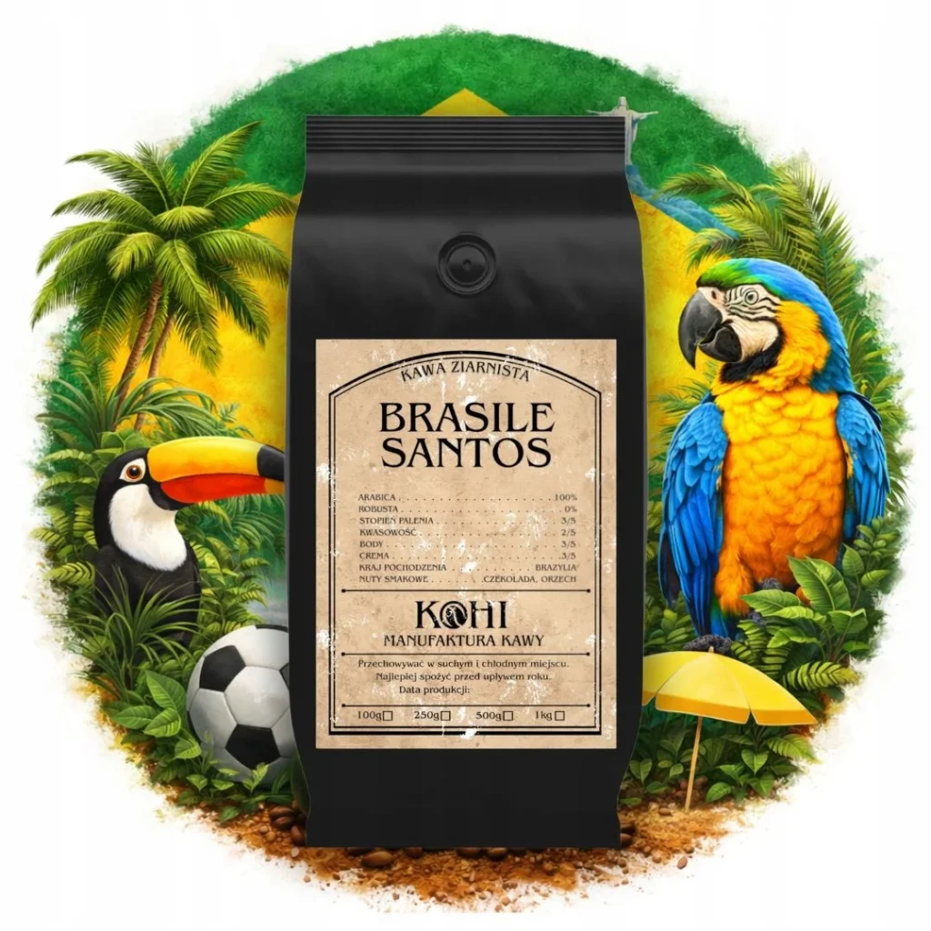 Kawa ziarnista Arabica Brasile 100g KOHI