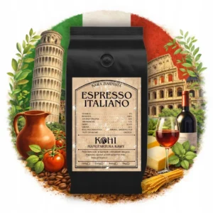 KOHI-Z-1000-ESPRESSOITALIANO Kawa ziarnista 100% Robusta Espresso Italiano 1kg KOHI