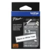 HSE211E_1.webp Rurka termokurczliwa Brother HSe-211 5.2mm Black on White Heat Shrink Tube